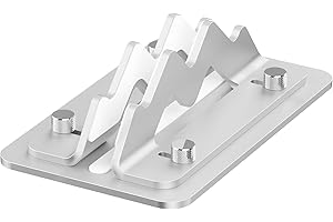 AODUKE Walnut Wooden notebook/ipad Tablet computer+Aluminum Vertical Laptop Stand Dock Holder, Adjustable Slot Width (Single groove type)