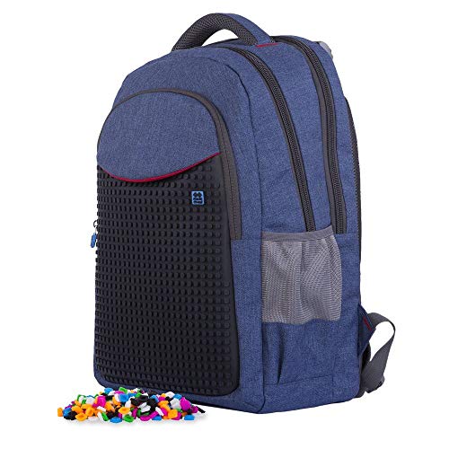 The practical student backpack from Pixie Crew offers plenty of storage space, 36 x 49 x 21 cm, 32 ll, side nets, YKK zippers, Pixie Crew Creative Canvas TM size 34 x 37