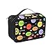 Produktbild yimoji 72 Slots Super großer Kapazität, mehrschichtige Studenten Bleistift Tasche Stationäre Fall Make-Up Kosmetik Fall Bag tragbar Aquarell Bleistift Wrap Case Hülle (keine Bleistifte) Forest style- Black