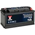 Yuasa YBX9019 12V 95Ah 850CCA AGM Start Stop Plus Maintenance Free Car Battery, Black