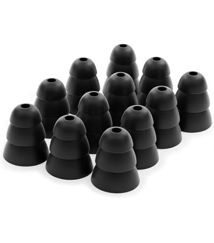 8 Embouts D'Écouteurs En Silicone Triple Ailette – Taille S, Transparents, Compatibles Avec La Plupart Des Marques