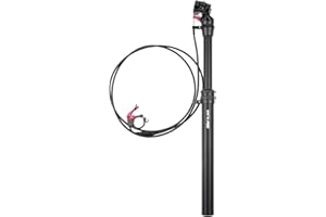 YIWENG Reggisella telescopico per bicicletta da montagna Reggisella con sospensione regolabile con telecomando da 27,2 mm