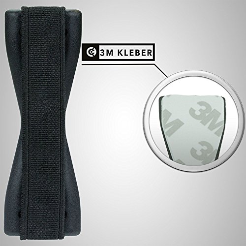 cTRON21 3 X Finger Halterung Griff Halter Fingerhalter Smartphone Handy Samsung Galaxy S9 S8 iPhone X 7 6 6S SE Sony Xperia HTC Grip