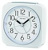 Seiko Unisex Wecker Analog Kunststoff weiß QHE140W