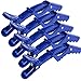 Neverland 5 x Pro Salon Hairdressing Plastic Shark Crocodile Sectioning Hair Clips Claws Blue