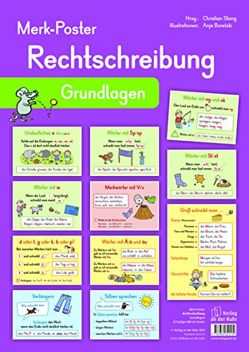Merk-Poster Rechtschreibung - Grundlagen