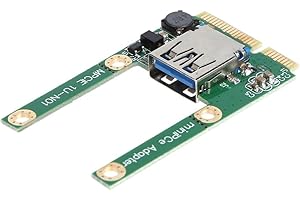 Demiawaking Scheda PCI Express Mini PCI-E a USB3.0 Scheda di Espansione Mini PCI-E a USB 3.0 per Notebook