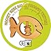 Organic Baby Rattles Fish Rattle made of 100 % Organic Linseed Oil Naturally Soothing Organic Rattle for 3 Month Year Old Baby