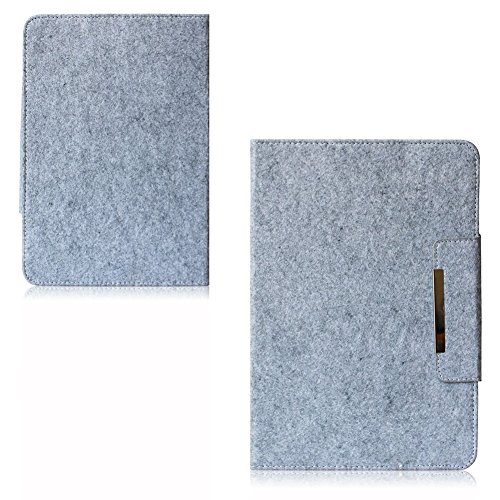 UC-Express Robuste Filz Hülle für Ihr Medion Lifetab P9702 X10302 P10400 P10506 P10505 S10366 S10365 S10352 S10351 Tablet aus hochwertigem Kunstleder mit umweltfreundlichem Filz designt praktischer Standfunktion kombiniert Schutz und Design Tasche Cover Case - 4