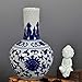 Produktbild Cxp Boutiques Stil Keramik Antike Offizielle Brennofen Blau und Weiß Porzellan Kürbis Vase Blume Wohnzimmer Dekoration Hochzeit vase Elegant (Color : 7)