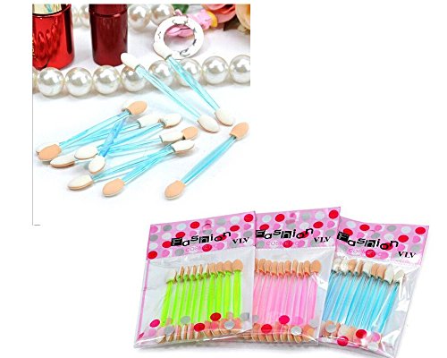 100Pcs Makeup Disposable Eye Shadow Eyeliner Brush SPONGE FOAM Applicator