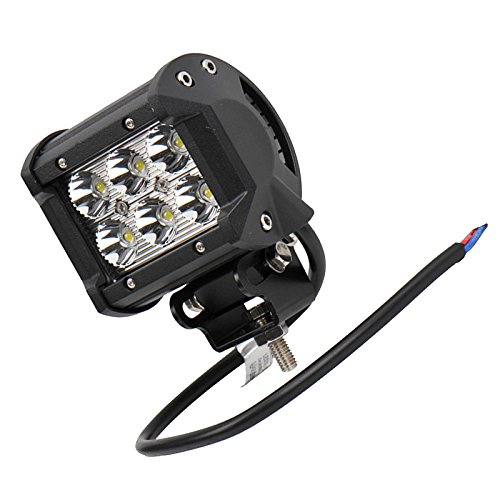 Preisvergleich Produktbild Wasserdicht 18w 4 Inch 6500k Fuehrte Arbeitslicht Aluminiumgehaeuse Halter