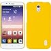 Produktbild PhoneNatic Case für Huawei Y625 Hülle gelb gummiert Hard-case + 2 Schutzfolien