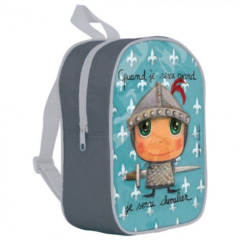 Prix Label'tour Sac à Dos Moyen Quand Je Serai Grand Je Serai Chevalier