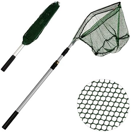 66 Inch Aluminum Fishing Landing Net from XUNMA, Foldable, Telescoping