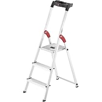 Escabeau Hailo L60 Alu 6 Marches - Sécurité Et Stabilité Maxi - Fabriqué En France
