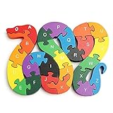 ✅ SPIELERISCH ZAHLEN UND ALPHABET LERNEN: Zahlenpuzzle und Alphabet Puzzle zugleich wie Montessori Spielzeug. Hohe Qualität: Lernspielzeug aus hochwertig Naturholz, umweltfreundliche Farbe aus Wasserbasis und glatte Oberfläche.