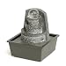 Produktbild LED Zimmerbrunnen 12294 Treppe - grau - 17 x 15 x 15 - Toller Led Brunnen aus Polyresin - für Innen- und Außenbereich
