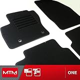 100% Polipropileno de gran calidad, color moqueta negra, ribetes de algodón negro provistos de velcro antideslizamiento en todo el perímetro de las alfombrillas