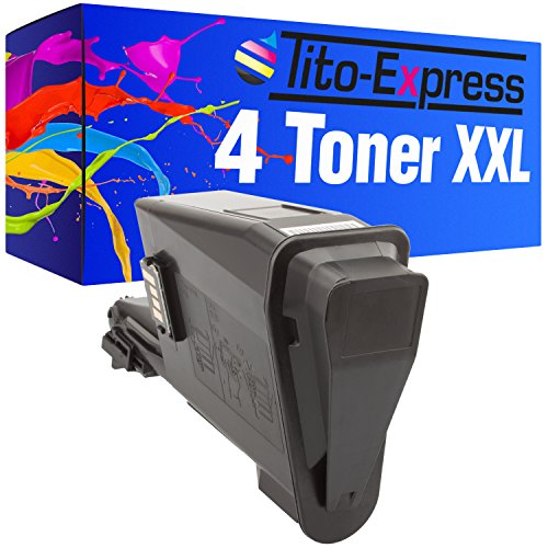 PlatinumSerie® 4x Laser-Toner XXL Schwarz kompatibel für Kyocera Mita TK-1125 FS-1061 DN FS-1325 MFP 8.400 Seiten