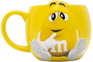 M&M'S COLLECTION Mug M&M'S - Tasse Jaune à l'Effigie des Personnages M&M'S - Cadeau Original pour Faire Plaisir ou Remercier