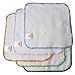 Satsuma Designs Organic Flannel Wash Cloths and Wipes (Pack of 5)