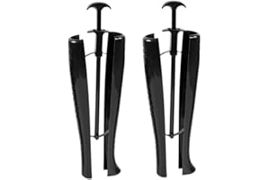 SouiWuzi Boot Shaper Plastic Shoe Tree Inserts Knee High Tall Boots Support Holder Tool Black