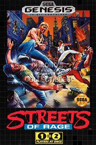 CGC Huge Poster GLOSSY FINISH - Streets of Rage 1 Sega Genesis - SEG015 (24" x 36" (61cm x 91.5cm))