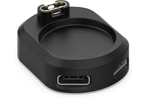 Ersatz-Ladestation kompatibel mit Garmin Forerunner 265S/265/965, Disscool Typ C Micro Watch Ladegerät Ständer Adapter Smart Watch Zubehör