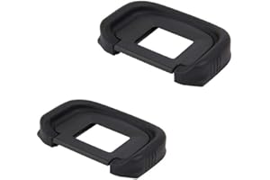 HomyWord 2 PCS Eyepiece/Eye cup Viewfinder For Canon EOS-1D X EOS-1Ds Mark III EOS-1D Mark IV EOS-1D Mark III EOS 5D Mark III 5D3 EOS 5D Mark IV 5DSR 5DS 7D Mark II 7D2 7D Replace Canon EG