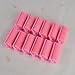 12pcs Light Pink Hair Styling Soft Foam Sponge Rollers Curlers Hairdressing Tool