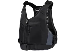 Owntop Buoyancy Aids Adults, Adjustable Buoyancy Jacket Unisex, Swim Vest with Pockets and Crotch Strap for Paddleboarding Kayaking Fishing Watersports