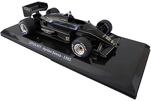 OPO 10 - Formula 1 Compatibile con Lotus 97T #12 Ayrton Senna Vincitore del GP del Portogallo Formula 1 1985 - Modellino Auto 1/24 - OR062