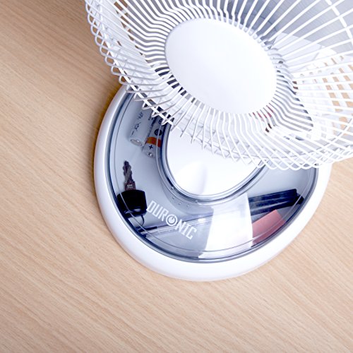 Duronic FN15 Ventilator ist ein kompakter und leiser Ventilator mit 2 Geschwindigkeiten, einen flexiblen Kopf und 20 cm Durchmesser - 8