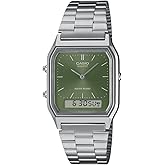 Casio Vintage AQ-230A-3AMQYDF Analog-Digital Green Dial...