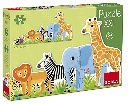 Goula Puzzles infantiles de la Selva de pequeño a grande