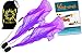 Price comparison product image Flames N Games ANGEL POI Set (Purple) Practice Poi AKA Scarf Spiral Poi + KID Poi DVD + Travel Bag