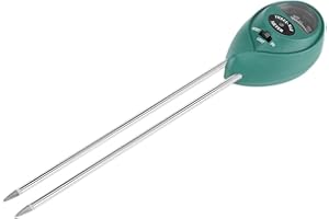 Tyenaza Boden - PH - Detektor Bodennährstoffe Gartenarbeit 3 ​​in 1 Sonde Testgerät Blumentopf PH Wert Hygrometer für die Pflanzenpflege, ideal für Garten, Rasen, Bauernhof