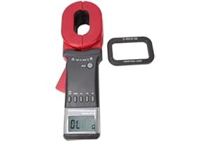 QINLORGO Digitales Erdungsmessgerät, Strommesszange ETCR2000A + Mit LCD Display Erdwiderstandstester Digitales Zangenmeter