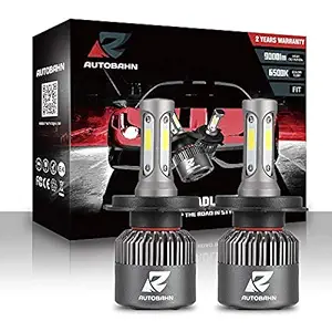 AUTOBAHN S2 BridgeLux COB 72W 9000lm 6500K White LED Headlight bulb (H4 / H19)