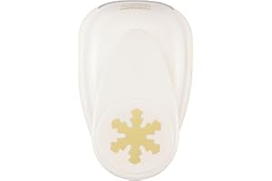 Vaessen Creative Perforatrice Fiocco di Neve, Jumbo, XL, Grande Fustellatrice per Carta, per DIY Scrapbooking e Creazione di Biglietti