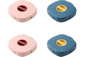 FIBOUND 4 Piezas Carrete Organizador de Cables, Organizador de Cables para Auriculares, Enrollador de Cable USB Portátil, para Cable USB, Cable de Auriculares, Cable de Ratón, Cable de Carga