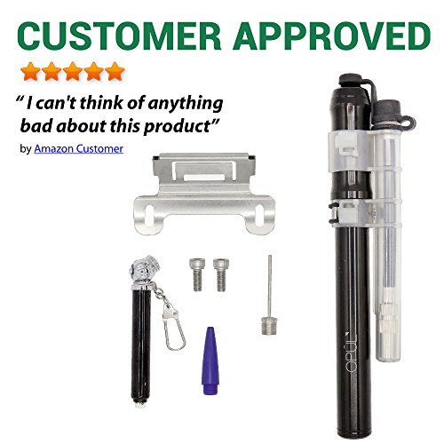 Mini Fahrradpumpe – Hohe Aluminiumlegierung, Innere Drucktechnologie, Ballpumpe, Minipumpe, Reifenpumpe, Pumpe Fahrrad, Luftpumpe Fahrrad, Fahrrad Luftpumpe klein von Opul - 5