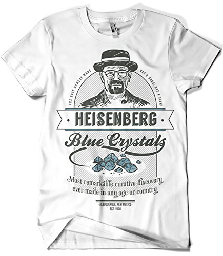 Camisetas La Colmena - 427-Maglietta, Breaking Bad - Blue Crystals (Azafran)