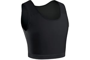 XUJI Chest Binder Trans Transgender FTM Compression Bra Binder Tank Top