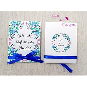 50 Stück Glücksträne für Hochzeiten, Hochzeitsgäste Taschentücher