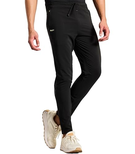 Jogger Pants Zipper Pockets Mens Joggers 34 Inseam Mens Sweatpants