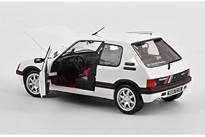 SAST NOREV Peugeot 205 GTI 1.9L PTS 1989 Blanc Meije Voiture de Collection 1/18 Métal