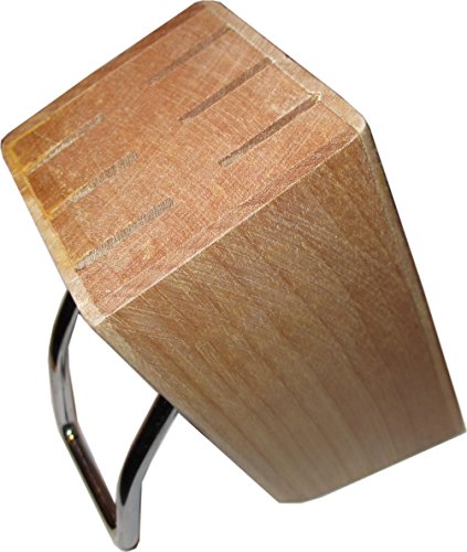 Messerblock Holz für 6 Messer gerade oder schräg aufstellbar (1)