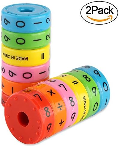 CELLSTAR Magnetic Arithmetic Calculation Learning Educational Toys for Kids Children Adult at School Home Office Outdoor (2PCS)